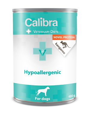 Calibra dog Hypoallergenic Skin and Coat support kangaroo konzerva